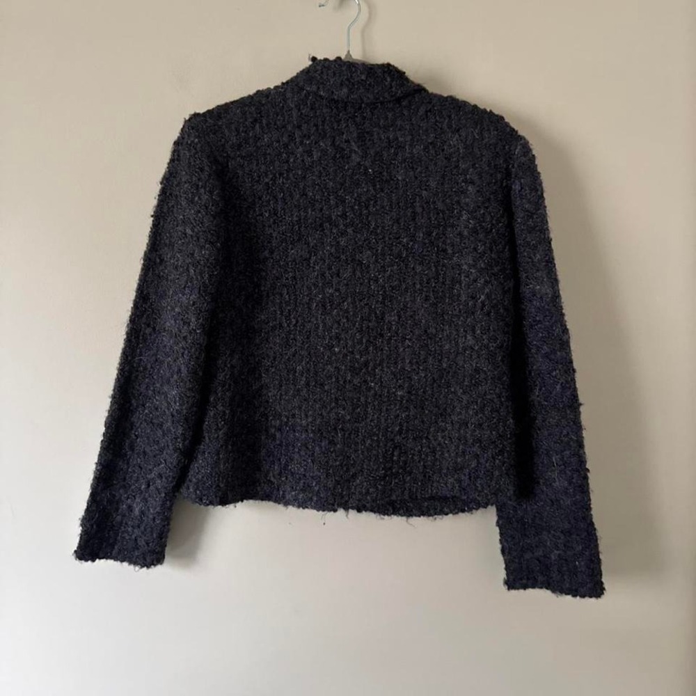 Y2K Fuzzy Purple Shacket - Lightweight - Picture 3 of 7